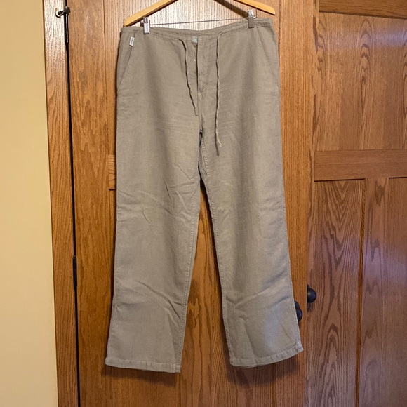 Gramicci  linen wide leg pants sized 14/16 - Picture 1 of 4
